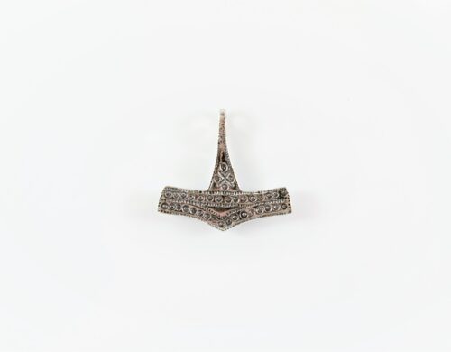 Medium Thor's Hammer Pendant  - Silver