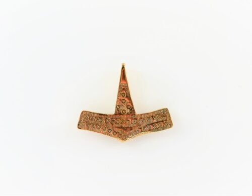 Large Thor's Hammer Pendant - Bronze