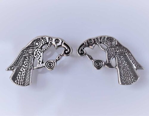 Odin's Ravens Huginn and Muninn (Silver)